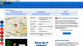 What Checkmyip.com website looked like in 2018 (5 years ago)
