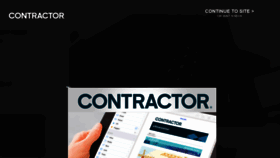 What Contractormag.com website looked like in 2018 (5 years ago)