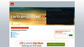 What Cartransporter.co website looked like in 2018 (5 years ago)