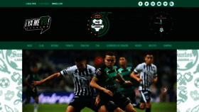 What Clubsantos.mx website looked like in 2018 (5 years ago)