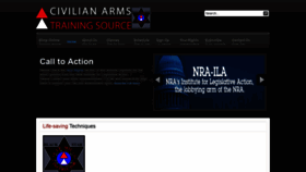 What Civilianarmstraining.com website looked like in 2018 (5 years ago)