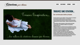 What Citation-theme.fr website looked like in 2018 (5 years ago)