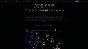 What Choboteamleague.com website looked like in 2018 (5 years ago)