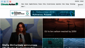 What Climateactionprogramme.org website looked like in 2018 (7 years ago)