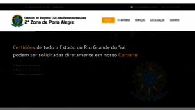 What Cartorio2zona.com.br website looked like in 2018 (5 years ago)