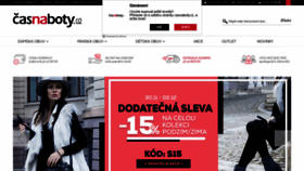 What Casnaboty.cz website looked like in 2018 (5 years ago)