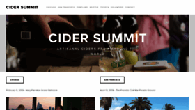 What Cidersummitnw.com website looked like in 2018 (5 years ago)