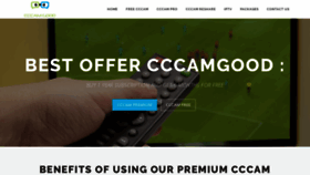 What Cccamgood.com website looked like in 2018 (5 years ago)