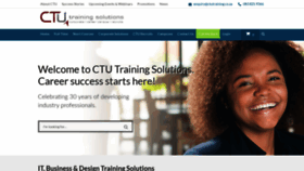 What Ctutraining.ac.za website looked like in 2018 (5 years ago)