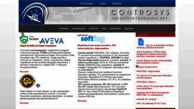 What Controsys.hu website looked like in 2018 (5 years ago)