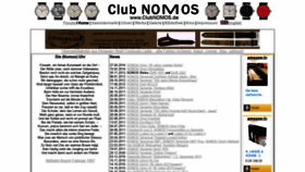 What Clubnomos.de website looked like in 2018 (5 years ago)