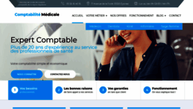 What Comptabilite-medicale.fr website looked like in 2018 (5 years ago)