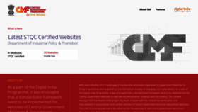 What Cmf.gov.in website looked like in 2018 (7 years ago)