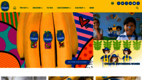 What Chiquita.com website looked like in 2018 (5 years ago)