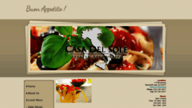 What Casadelsole.biz website looked like in 2018 (5 years ago)