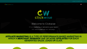 What Clickwise.net website looked like in 2018 (5 years ago)