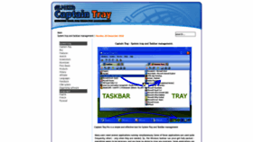What Captaintray.com website looked like in 2018 (5 years ago)