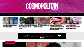What Cosmopolitanme.com website looked like in 2018 (5 years ago)