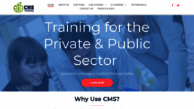 What Cmstraining.net website looked like in 2018 (5 years ago)