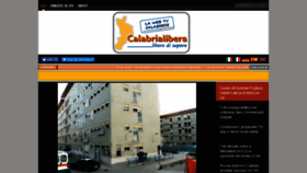 What Calabrialibera.it website looked like in 2018 (6 years ago)