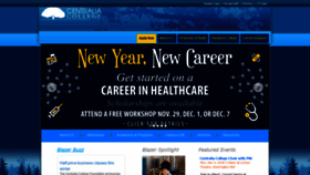 What Centralia.edu website looked like in 2018 (7 years ago)