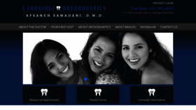 What Cambridgeorthodontics.net website looked like in 2018 (5 years ago)