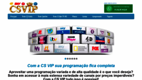 What Csvip.com.br website looked like in 2018 (6 years ago)
