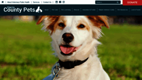What Countypets.com website looked like in 2018 (5 years ago)