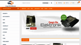 What Cengizotoelektronik.com website looked like in 2018 (5 years ago)