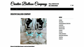 What Creativeballoons.co.uk website looked like in 2018 (5 years ago)