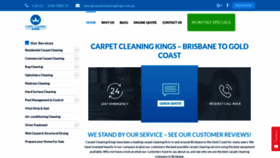 What Carpetcleaningkings.com.au website looked like in 2018 (5 years ago)