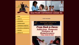 What Careconferences.com website looked like in 2018 (5 years ago)