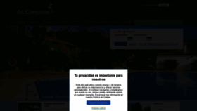 What Campingascancelas.com website looked like in 2018 (5 years ago)