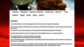 What Caferosenhaven.dk website looked like in 2018 (5 years ago)