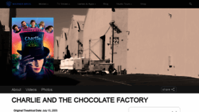 What Chocolatefactorymovie.warnerbros.com website looked like in 2018 (5 years ago)
