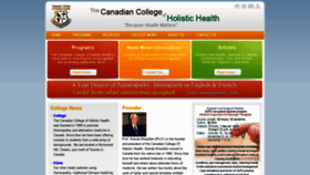 What Cchh.org website looked like in 2018 (5 years ago)