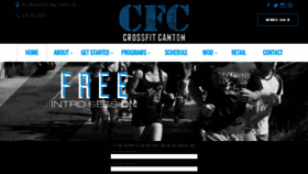 What Crossfitcanton.com website looked like in 2018 (5 years ago)