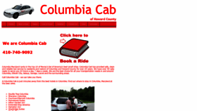 What Columbiacabhowardco.com website looked like in 2018 (5 years ago)