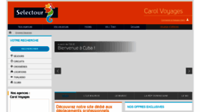 What Carol-voyages.fr website looked like in 2018 (5 years ago)
