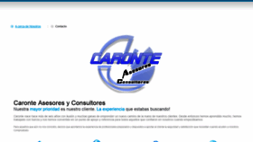 What Caronteasesores.es website looked like in 2018 (5 years ago)