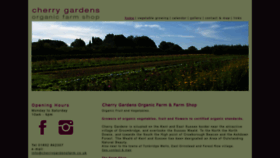 What Cherrygardensfarm.co.uk website looked like in 2018 (5 years ago)