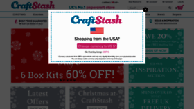 What Craftstash.co.uk website looked like in 2018 (5 years ago)