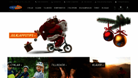 What Cykloteket.se website looked like in 2018 (5 years ago)