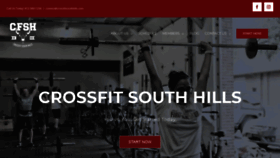 What Crossfitsouthhills.com website looked like in 2018 (5 years ago)