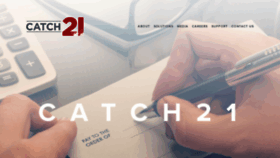 What Catch21.com website looked like in 2018 (5 years ago)