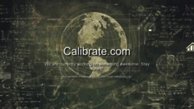 What Calibrate.com website looked like in 2018 (5 years ago)