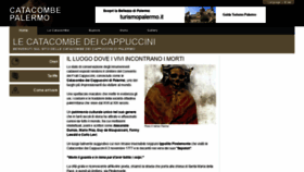 What Catacombepalermo.it website looked like in 2018 (5 years ago)