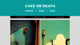 What Cakeordeath.fr website looked like in 2018 (5 years ago)