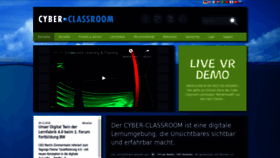 What Cyber-classroom.de website looked like in 2018 (5 years ago)