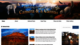What Cameraandacanvas.com website looked like in 2018 (5 years ago)